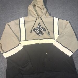 New Orleans Saints Hoodie Mens 2XL Buffalo Outdoors Reflective NFL Pullover